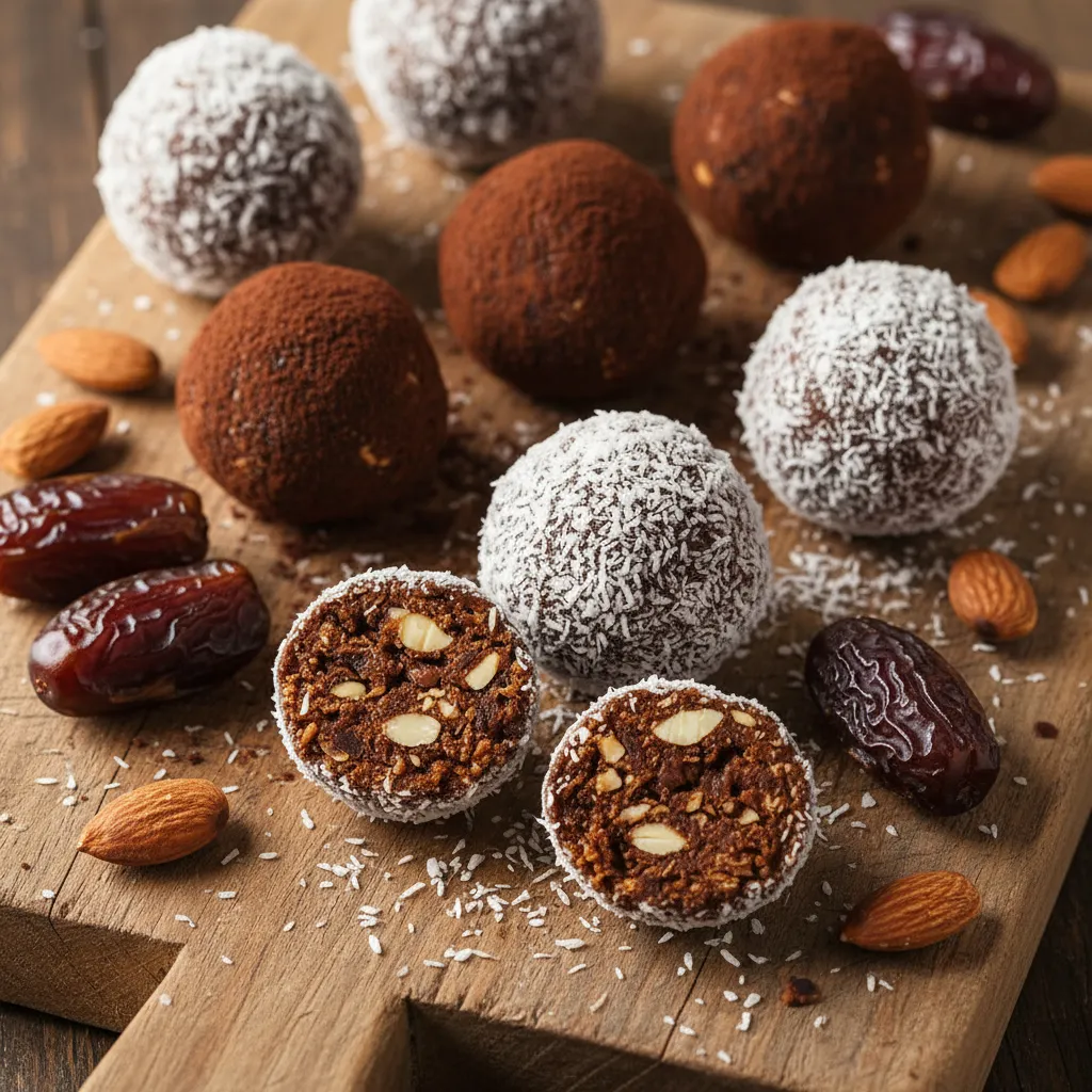 Energy balls dattes-amandes