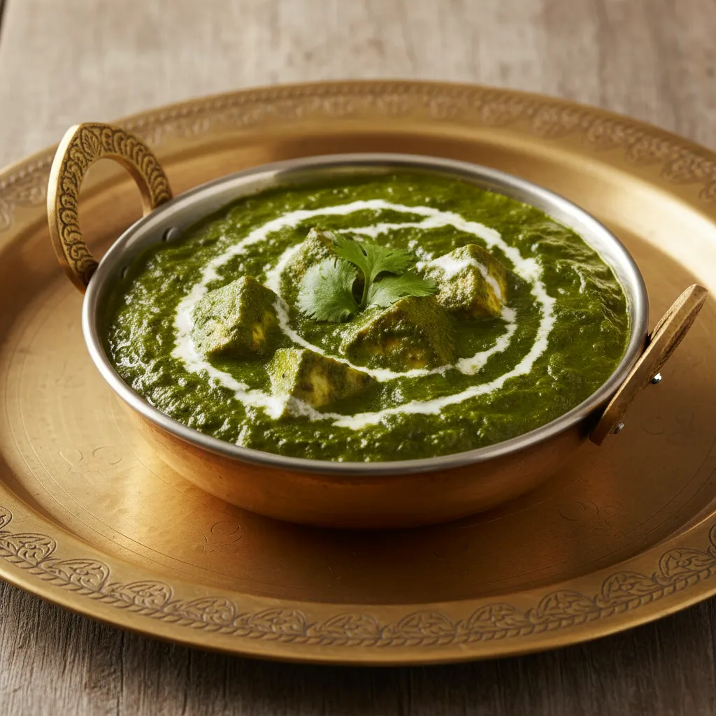 Palak paneer (épinards-fromage frais)