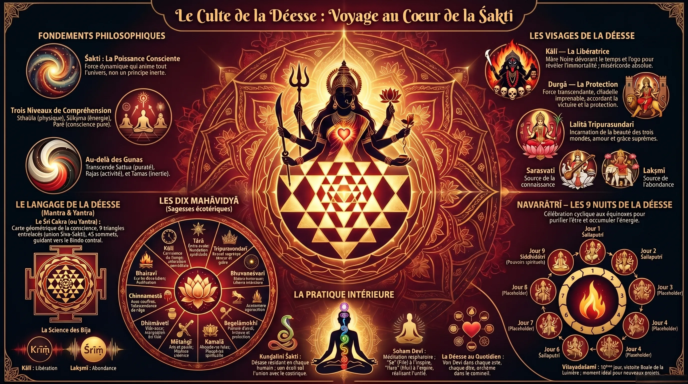Devī, la Grande Déesse dans sa gloire cosmique